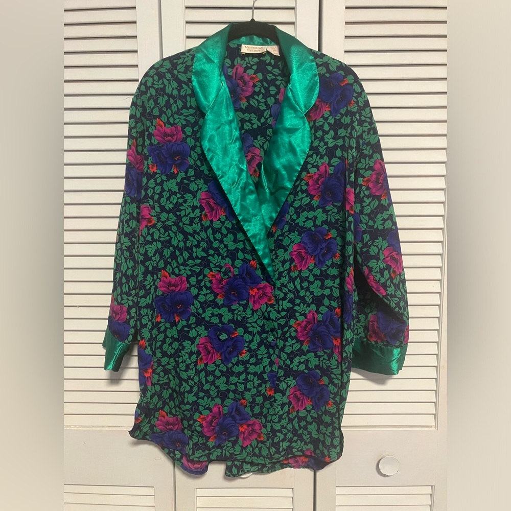 Victoria’s Secret Satin Gold Label Shirt Dress - Picture 1 of 5